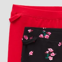 Thereabouts Little & Big Kid Girls Easy-on + Easy-off Seated Wear 2-pc. Full Length Leggings
