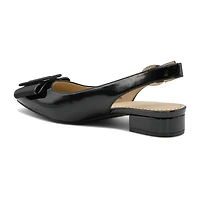 Adrienne Vittadini Papine Womens Pointed Closed Toe Block Heel Pumps