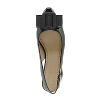 Adrienne Vittadini Papine Womens Pointed Closed Toe Block Heel Pumps