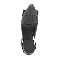 Adrienne Vittadini Papine Womens Pointed Closed Toe Block Heel Pumps