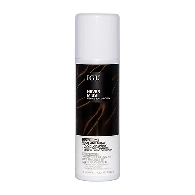 IGK Never Miss Root Spray Hair Color 2 oz.