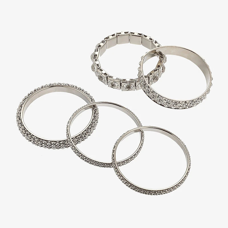 Bold Elements Womens 5-pc. Bracelet Set