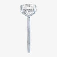 Bridal Addiction Womens 4 1/7 Ct. T.W. Lab Grown White Diamond 14K Gold Round Solitaire Engagement Ring