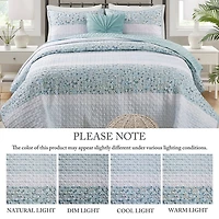Madison Park Evian Seersucker 4-pc. Hypoallergenic Quilt Set