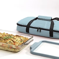 Anchor Hocking 3-pc. Glass Baking Dish with Lid and Tote