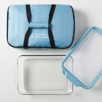 Anchor Hocking 3-pc. Glass Baking Dish with Lid and Tote