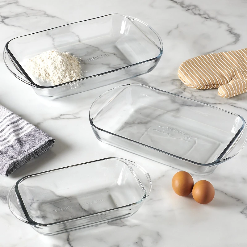 Anchor Hocking 3-pc.Glass Bakeware Set