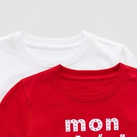 Thereabouts Little & Big Kid Girls Round Neck Long Sleeve Adaptive 2-pc. Bodysuit