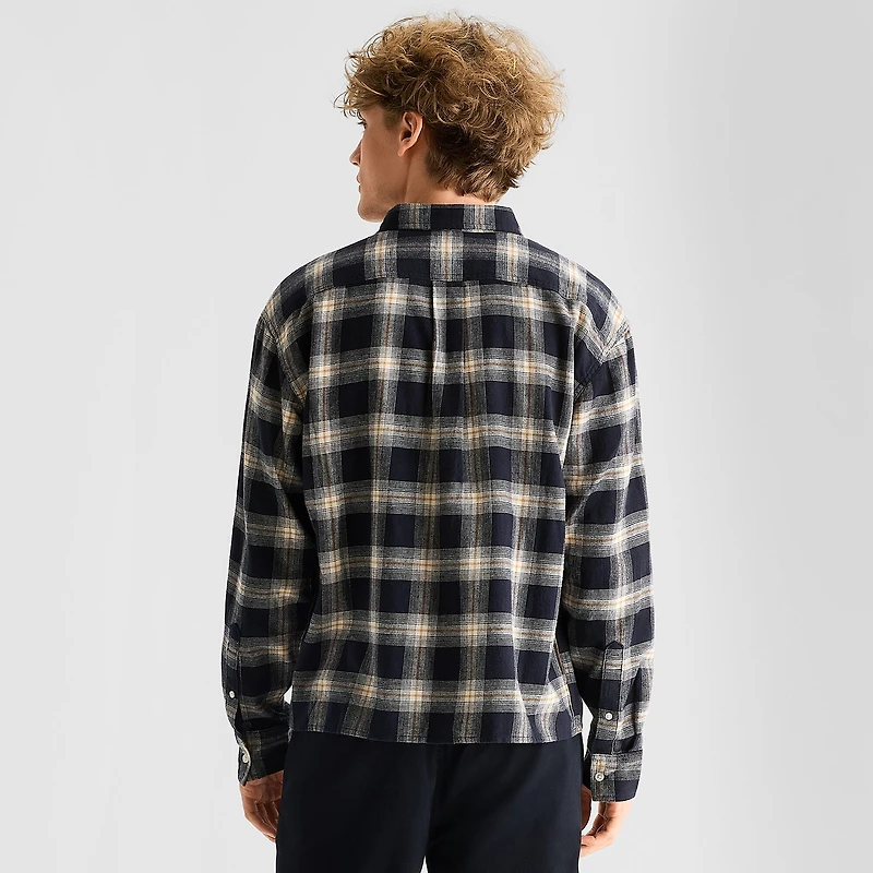 Arizona Mens Long Sleeve Classic Fit Flannel Shirt