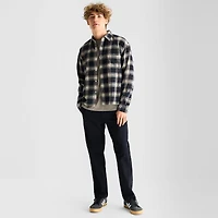 Arizona Mens Long Sleeve Classic Fit Flannel Shirt
