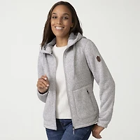 Free Country Womens Fleece Hooded Lightweight Jacket