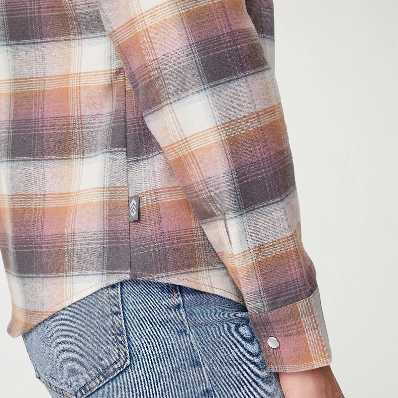 Free Country Womens Long Sleeve Regular Fit Flannel Shirt
