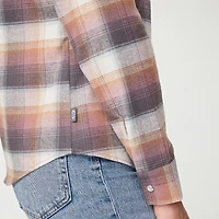 Free Country Womens Long Sleeve Regular Fit Flannel Shirt