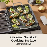 Calphalon Ceramic Non-Stick Double Stovetop Griddle
