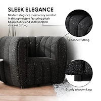 Furniture of America™ Laura Upholstered Barrel Chair