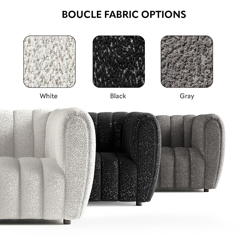 Furniture of America™ Laura Upholstered Barrel Chair