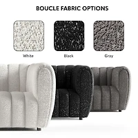 Furniture of America™ Laura Upholstered Barrel Chair