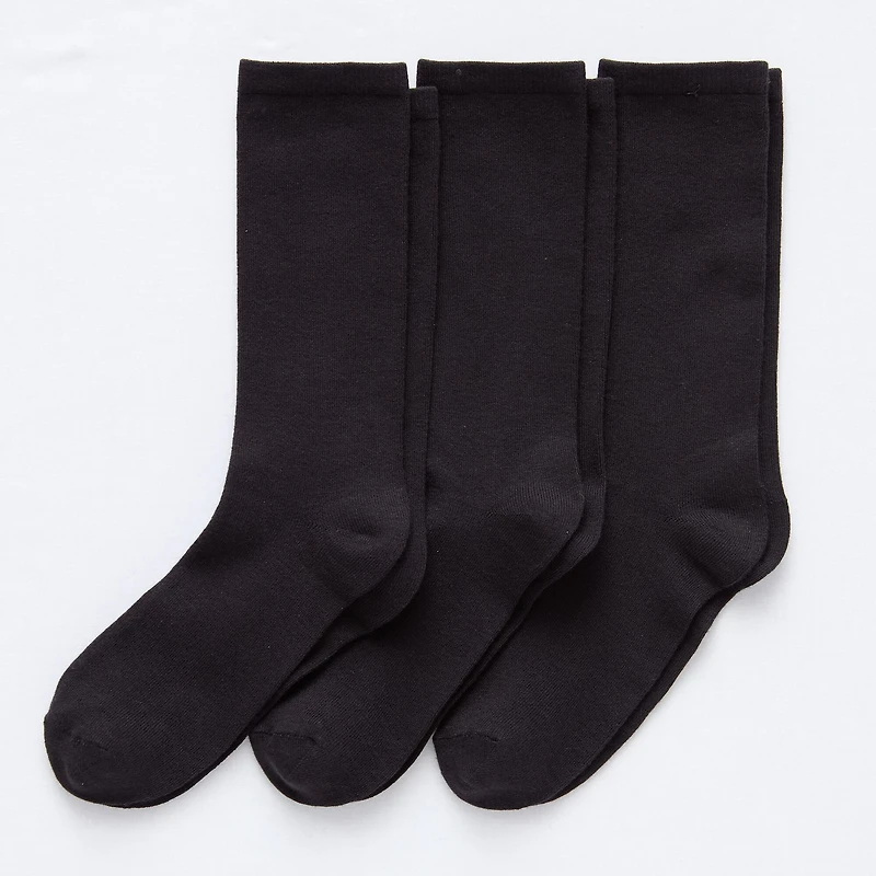 Mixit Everyday Essential Womens 3 Pair Crew Socks