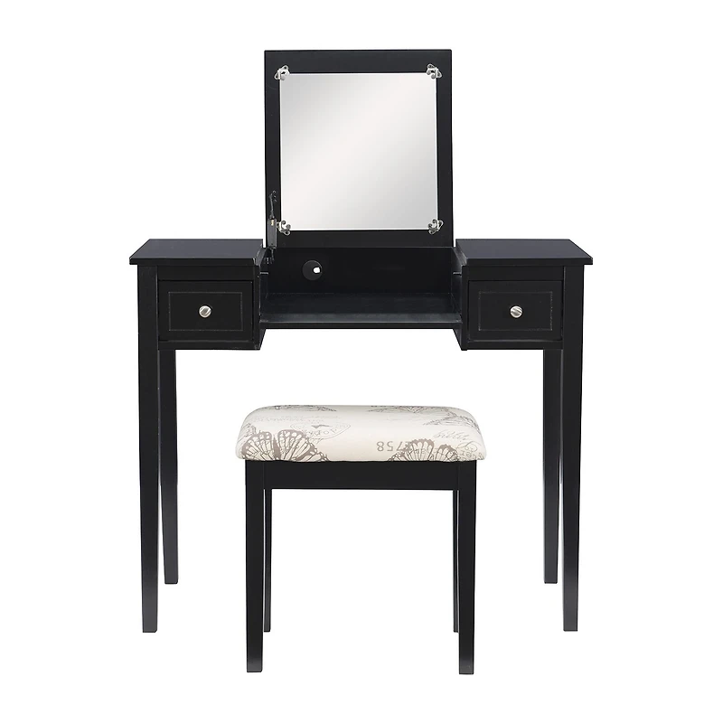 Ada Butterfly 2-pc. Vanity & Stool Set