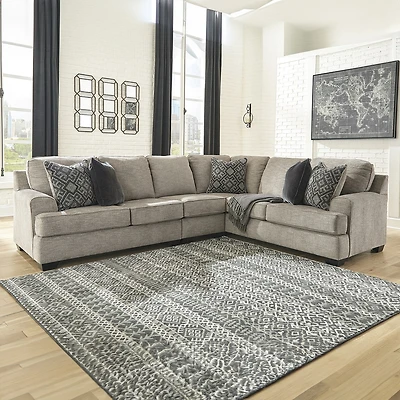 Signature Design by Ashley Bovarian 3-Piece Right-Arm Sofa, Left-Arm Loveseat Sectional