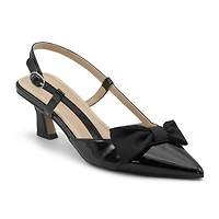 Adrienne Vittadini Sapphire Womens Pointed Closed Toe Kitten Heel Pumps