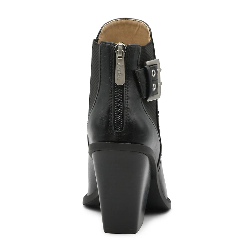 Charles By David Womens Wells Block Heel Booties