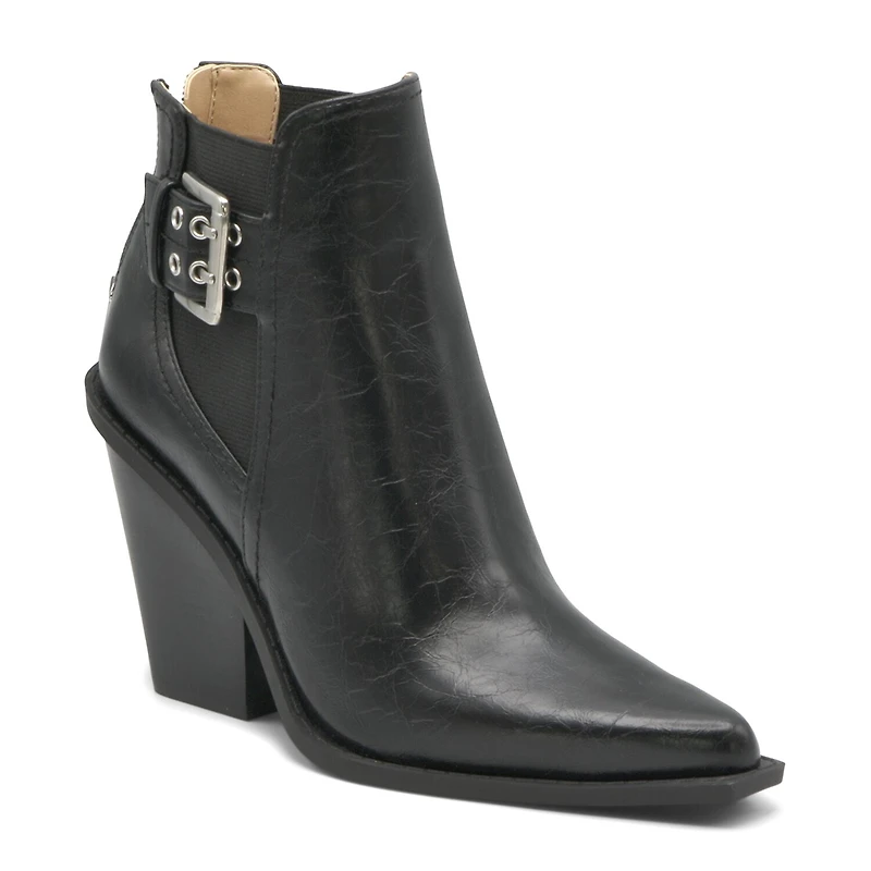 Charles By David Womens Wells Block Heel Booties