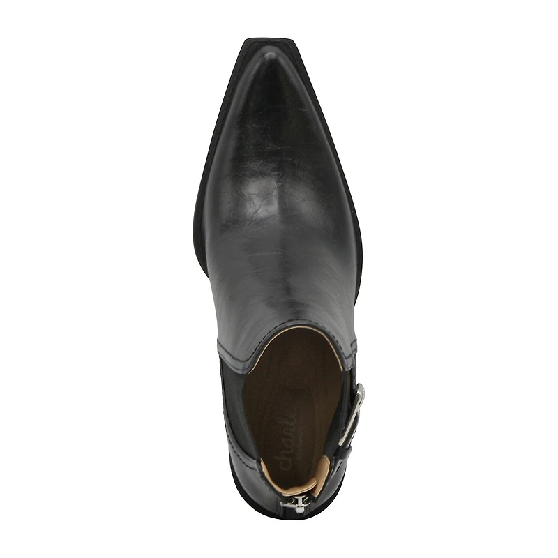 Charles By David Womens Wells Block Heel Booties