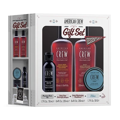 American Crew Fiber Prestyling Cleanser 4-pc. Value Set