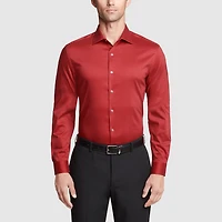 Van Heusen Ultra Flex Mens Slim Fit Stretch Fabric Wrinkle Free Long Sleeve Dress Shirt