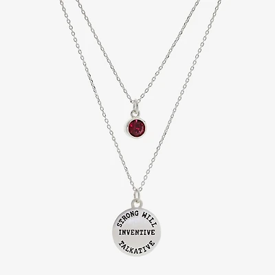 Sparkle Allure Womens Crystal 2-pc. Necklace Set