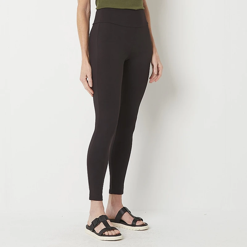 Stylus Womens Mid Rise Knit 26" 7/8 Ankle Legging
