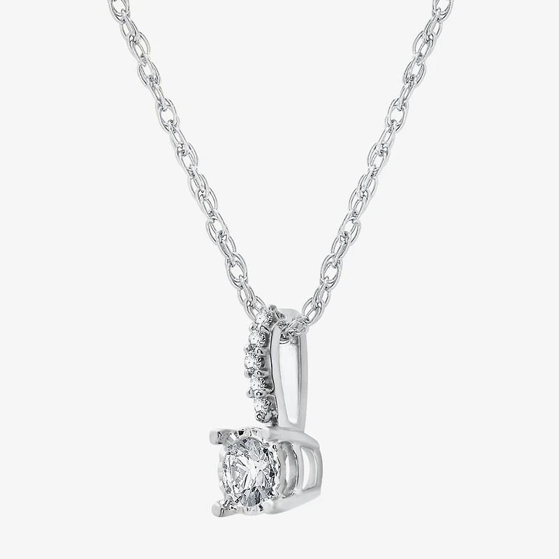 Ever Star (G / SI1-SI2) 1/2 CT. T.W. Lab Grown White Diamond Sterling Silver Round 2-pc. Jewelry Set