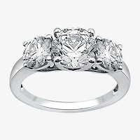 CT. T.W. Lab-Grown (G / SI1-SI2) Diamond Round 3-Stone Engagement Ring 14K Gold