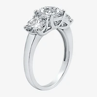 CT. T.W. Lab-Grown (G / SI1-SI2) Diamond Round 3-Stone Engagement Ring 14K Gold