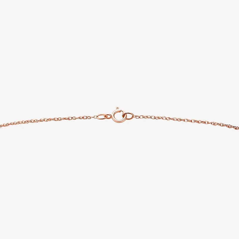 Rose 'N Chocolate Crystal Pendant Necklace