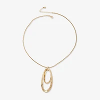 Worthington Womens Inch Pendant Necklace