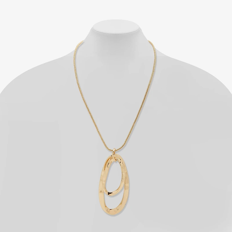 Worthington Womens Inch Pendant Necklace
