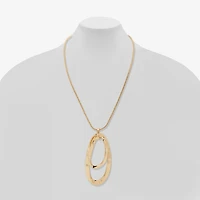 Worthington Womens Inch Pendant Necklace