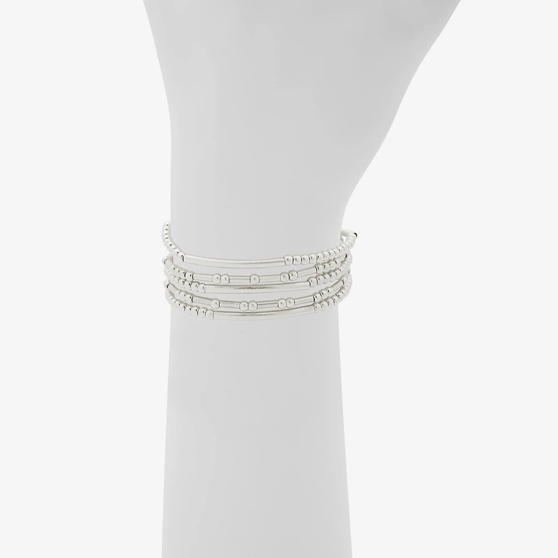 a.n.a Silver Tone Womens 5-pc. Bracelet Set