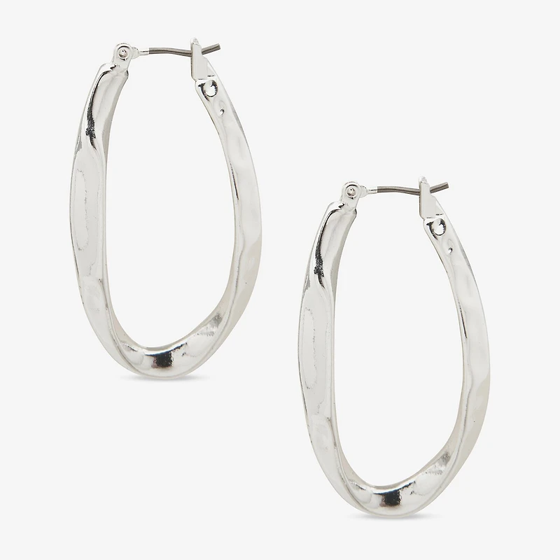 Worthington Womens 38.1mm Hoop Earrings