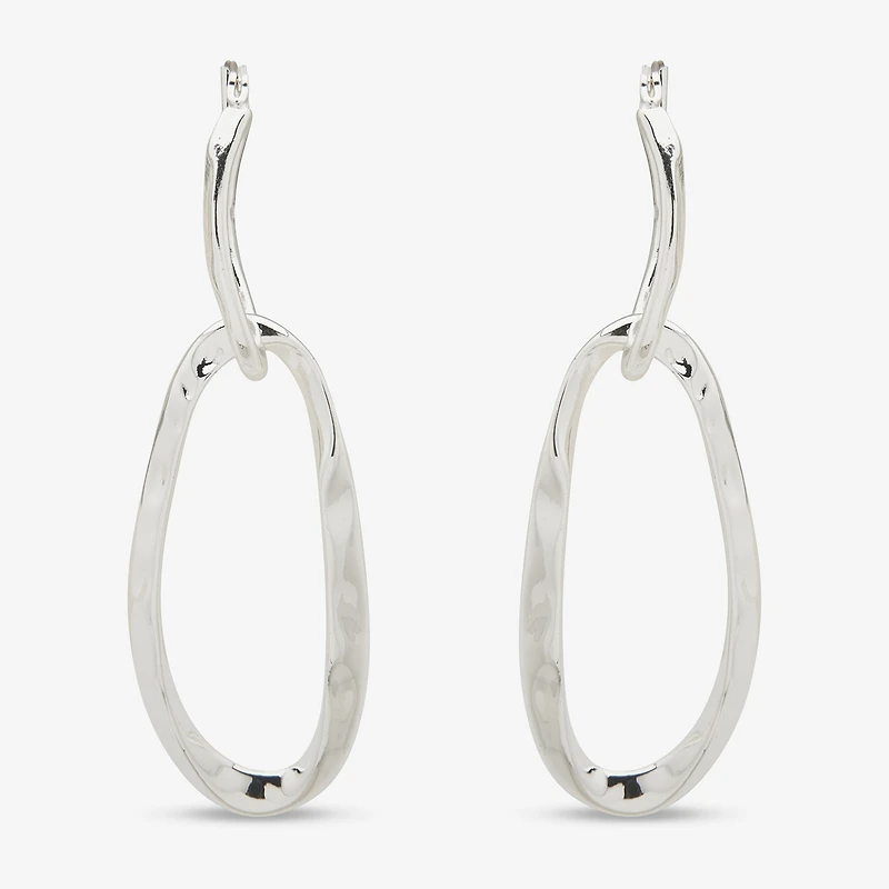 Worthington Womens 76.2mm Hoop Earrings