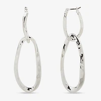 Worthington Womens 76.2mm Hoop Earrings