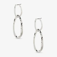 Worthington Womens 76.2mm Hoop Earrings