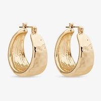 Worthington Womens 22.9mm Hoop Earrings