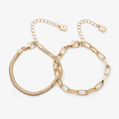 Worthington Womens 7.5 Inch Chain Bracelet
