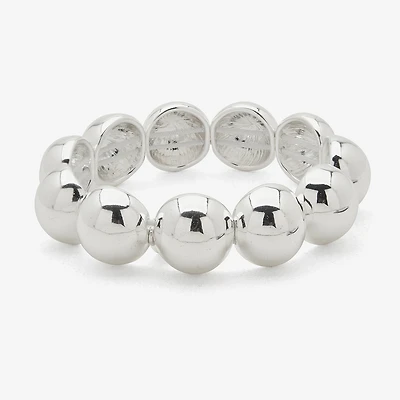 Worthington Silver Womens Stretch Bracelet
