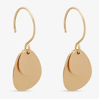 a.n.a Gold Tone Womens Drop Earrings