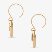 a.n.a Gold Tone Womens Drop Earrings