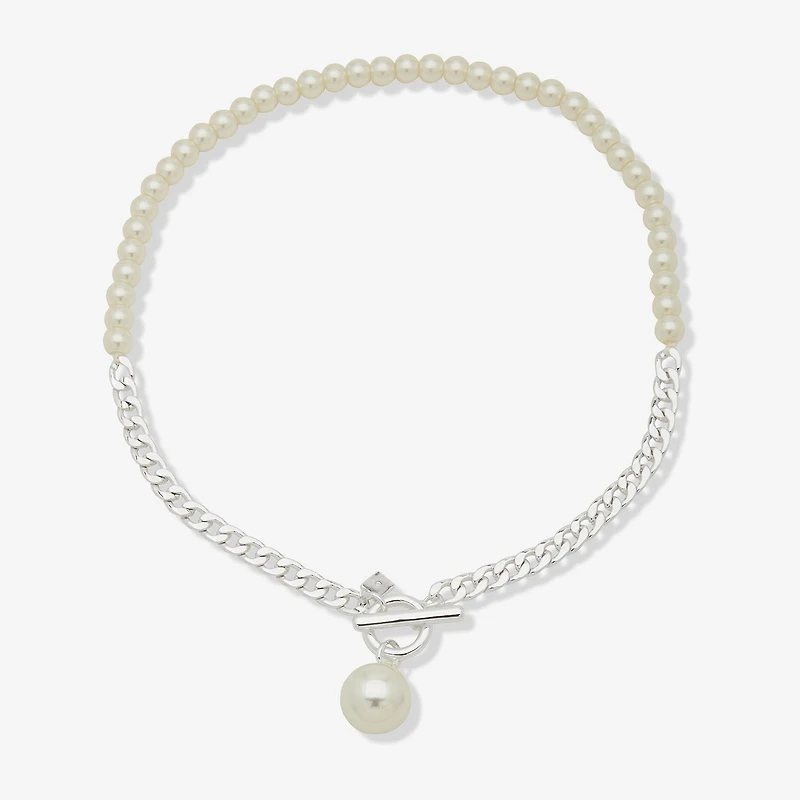 Worthington Simulated Pearl Womens 19 Inch Pendant Necklace
